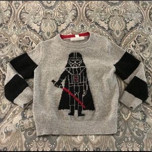 Gap Kids Darth Vader holiday sweater